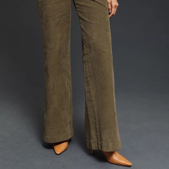 NWT Anthropologie Pilcro The Gwen Wide-Leg Corduroy Pants Size 26P - Picture 4 of 6